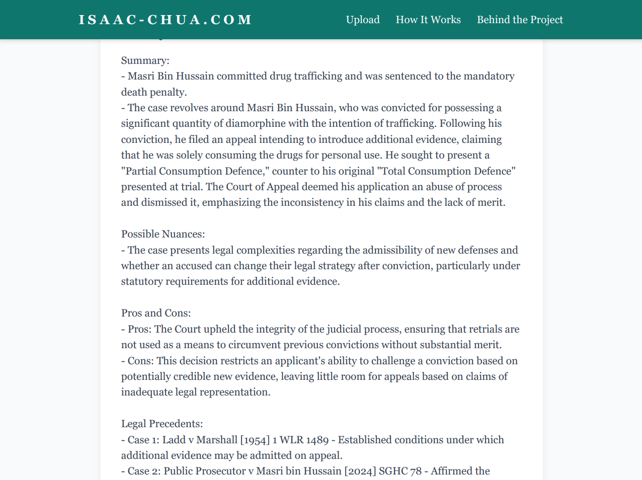 Second Juridescent prototype with multiple sections